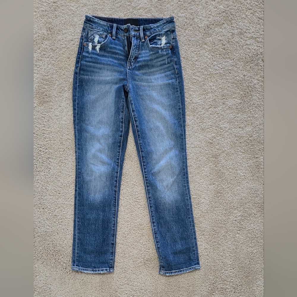 Buckle Black mom jean